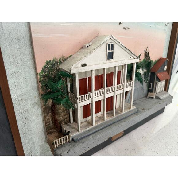 3-D Solid Wood Art Work Old Key West Florida - Picture 2 of 6